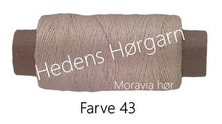 Moravia Hør 50/4 farve 43 Sart rosa